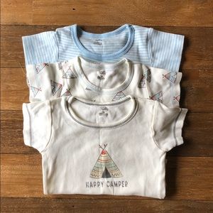 Touched by nature organic 3 pack onesies